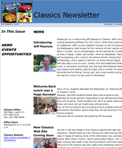 Classics Newsletter