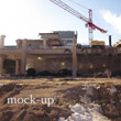 Old art building under construction