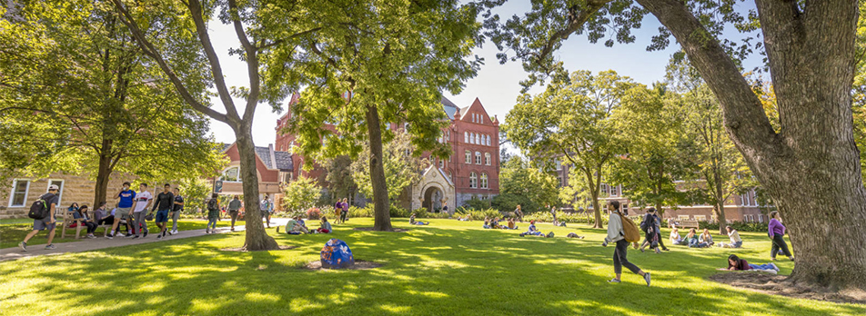 Photo of the Macalester campus