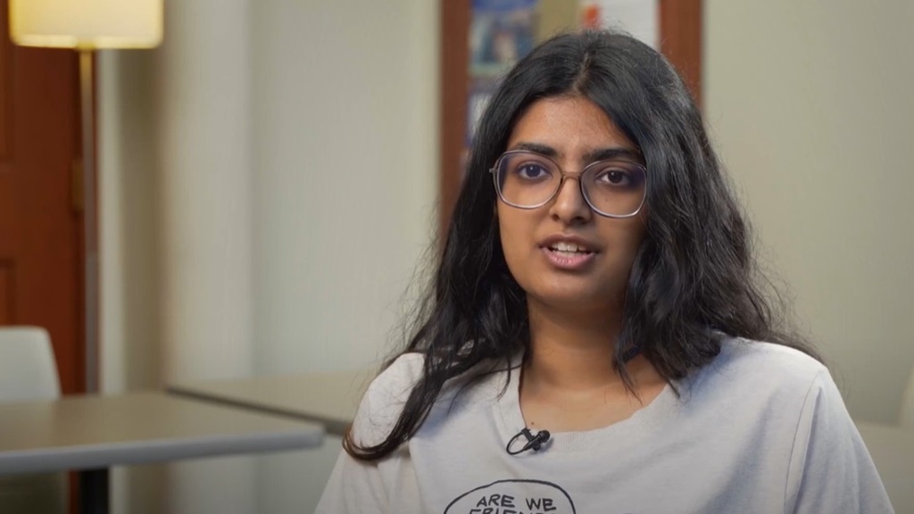 Aahanaa and other Macalester students talk about ISP
