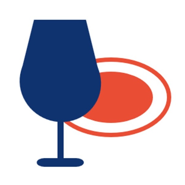 glass and plate graphic