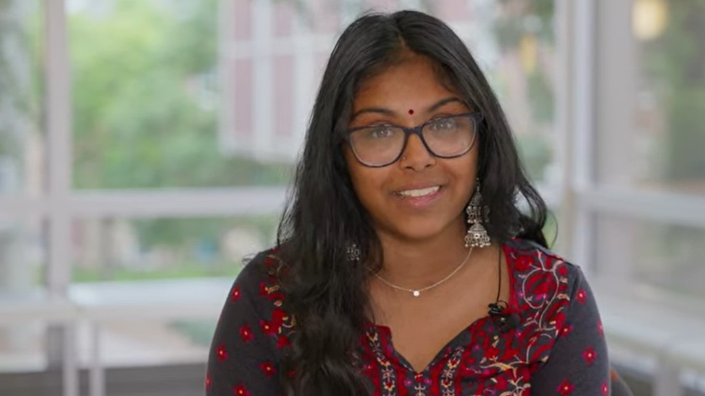 Mac student Shweta still image from video