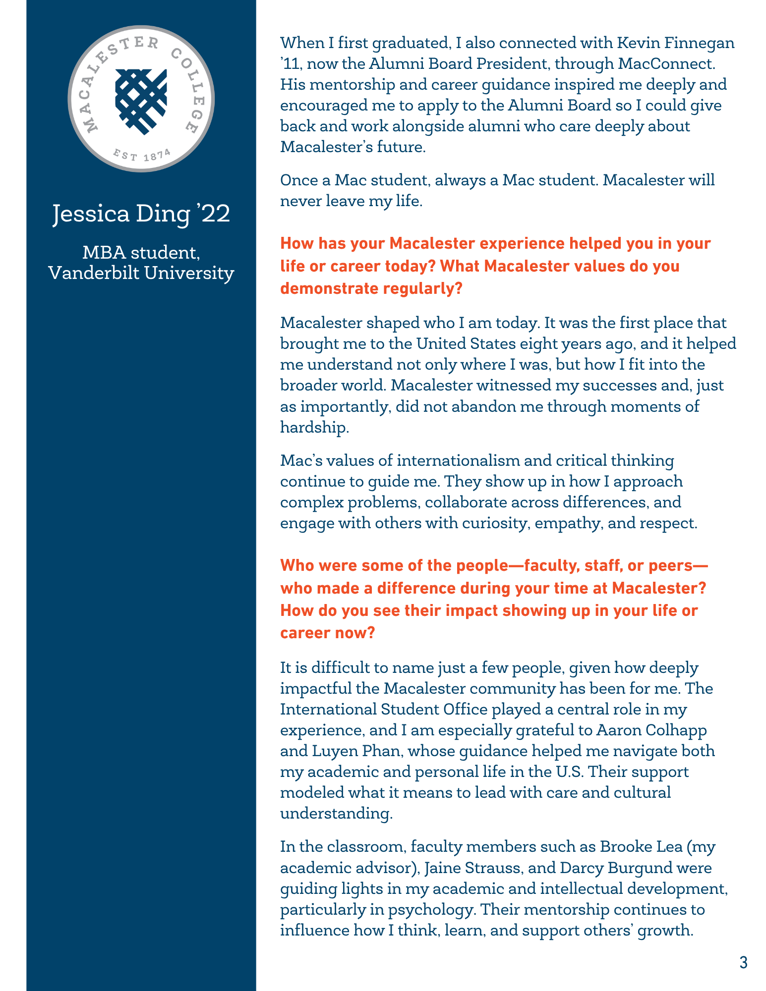 Ding alumni profile page 3 - view PDF for full text