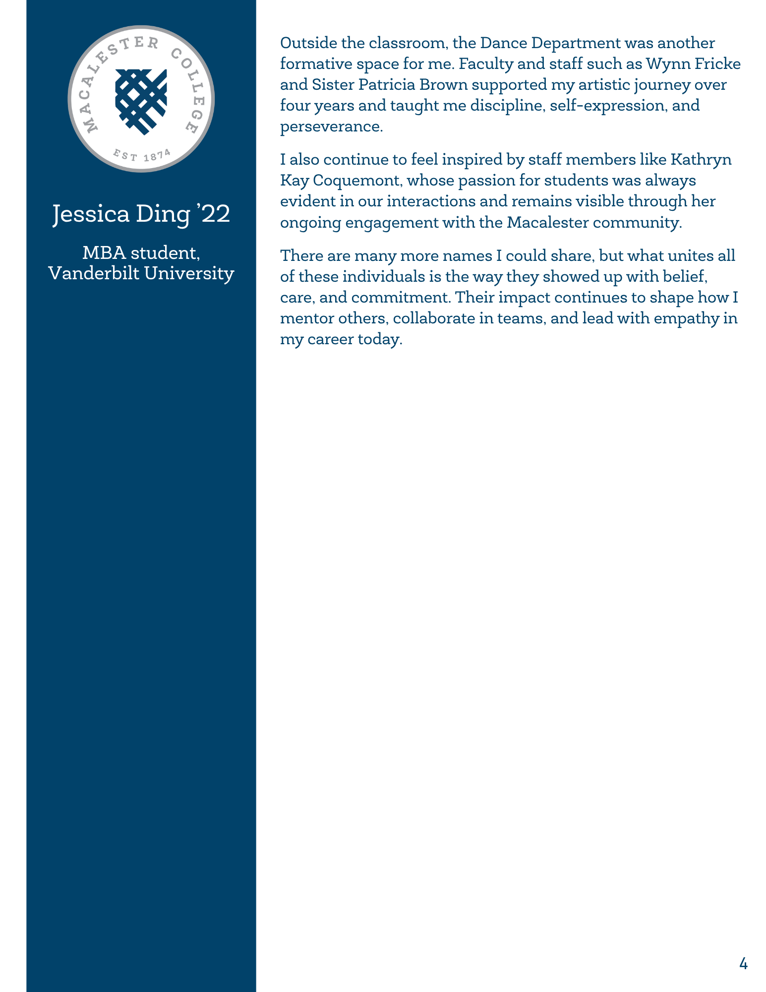 Ding alumni profile page 4 - view PDF for full text
