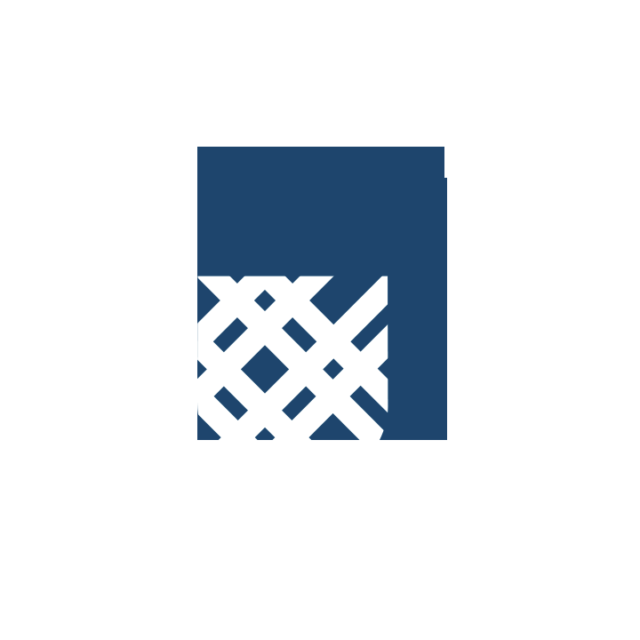 White shield on blue background with the bottom third cropped off.