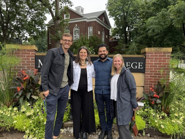 Allan Martinez Venegas with the E&I Team