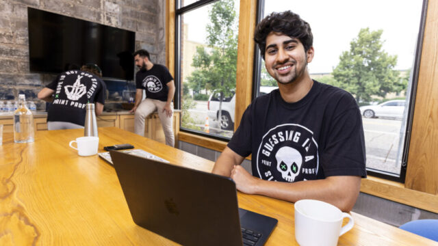 Neel Thakurdas ’26 during MacNest internship