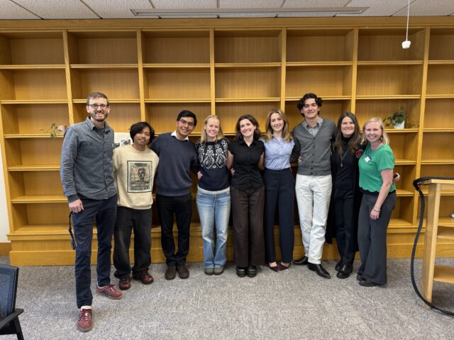 J Term Live It Fund students with staff