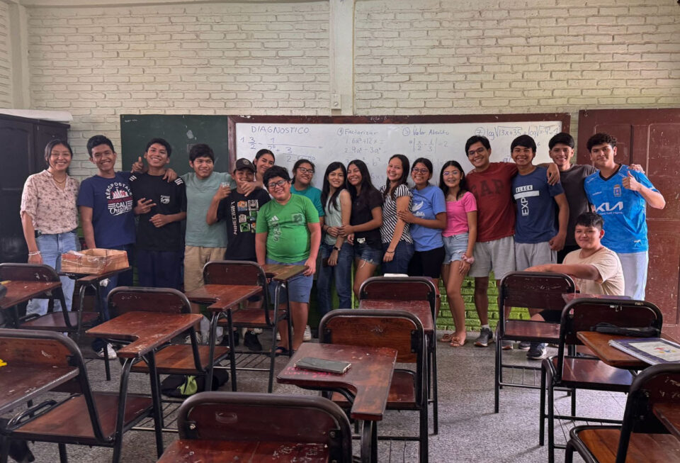 A group of participants from a Live It Fund J Term student project