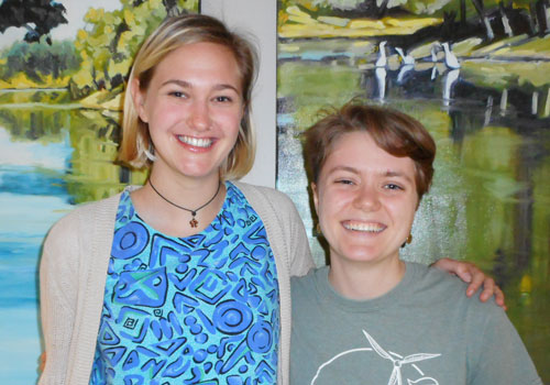 2019 ES Award Winners Ari Lutze-Jahie and Rebecca Krasky