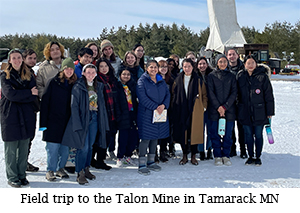 Field Trip to the Talon Mine in Tamarack MN