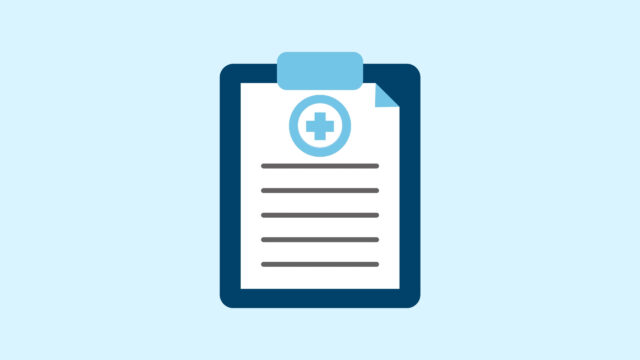 icon of a doctor's clipboard