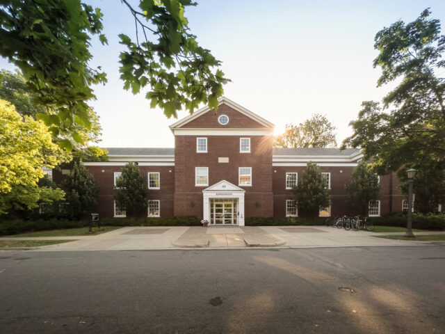 Admission office at Macalester College