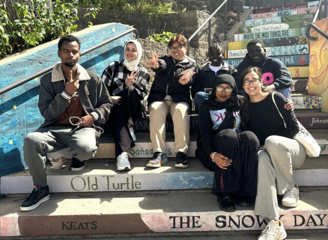 Groups of students from Ametrica program