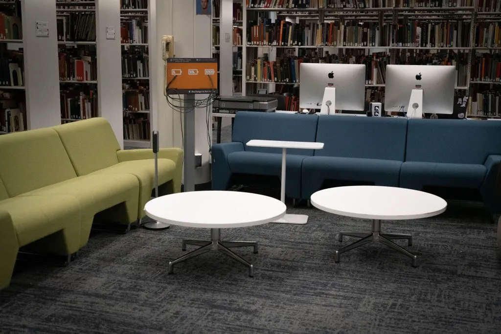 Reception area of the DRC