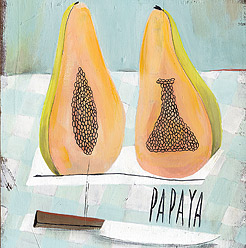 Papaya illustration