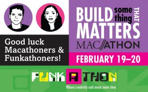 Macalester holds fourth Macathon and  first Funkathon ~ Feb. 19 - 20