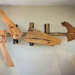 Winging West wooden sculpture