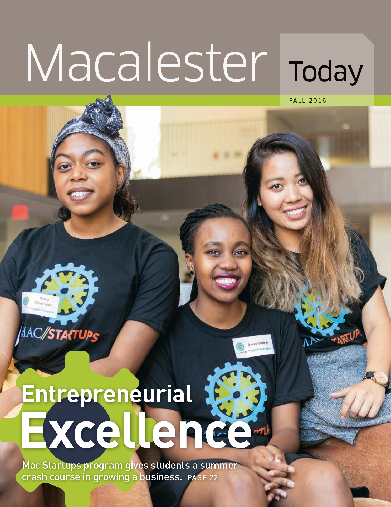 Macalester Today Fall 2016