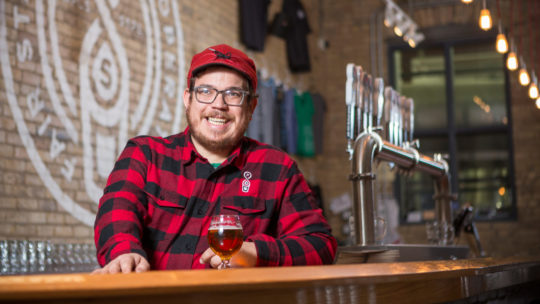 Matthew Hauck ’06, co-founder of Fair State Brewing Cooperative