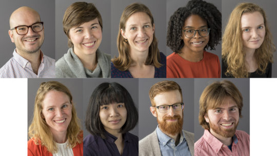 Composite image of new tenure-track faculty members