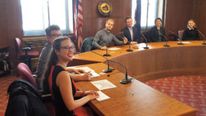 Students in St. Paul City Hall