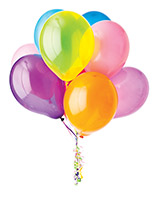 Stock image of balloons