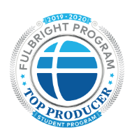 Top Fulbright producer badge