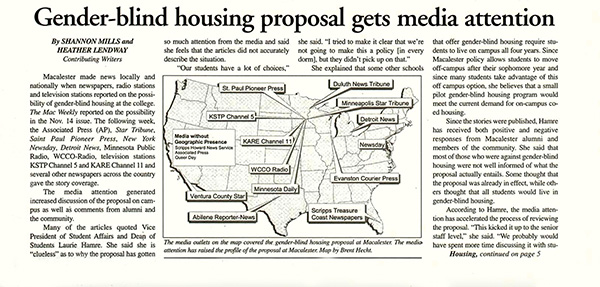 Mac Weekly article about gender-blind housing