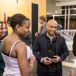 Tonderai Chikuhwa talks to four students