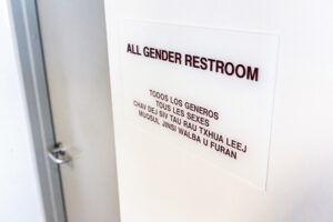 All Gender restroom sign