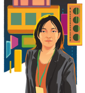 Illustration of Li Guan '15