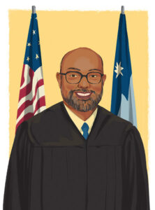 Illustration of Andrew Gordon '05