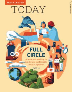 Cover of the Winter 2022 issue of Macalester Today