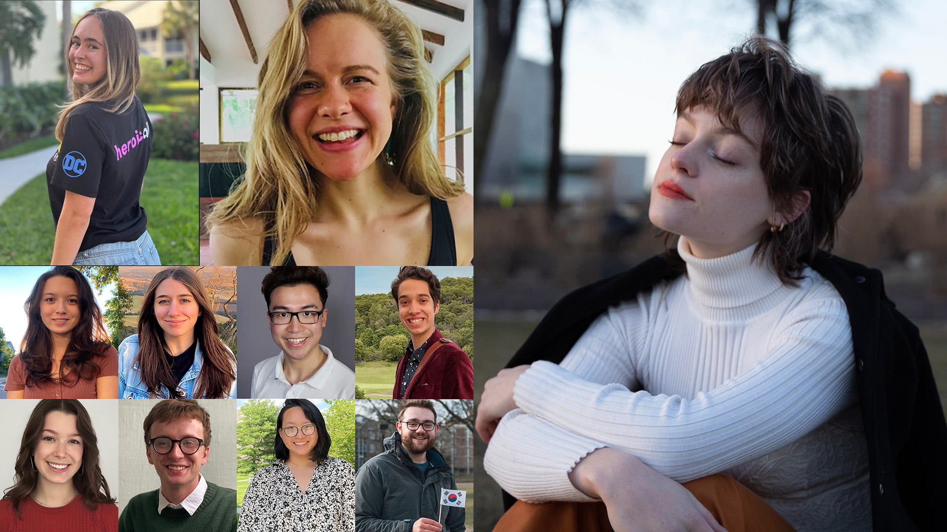 Collage of photos of people who received Maccolades in April 2022