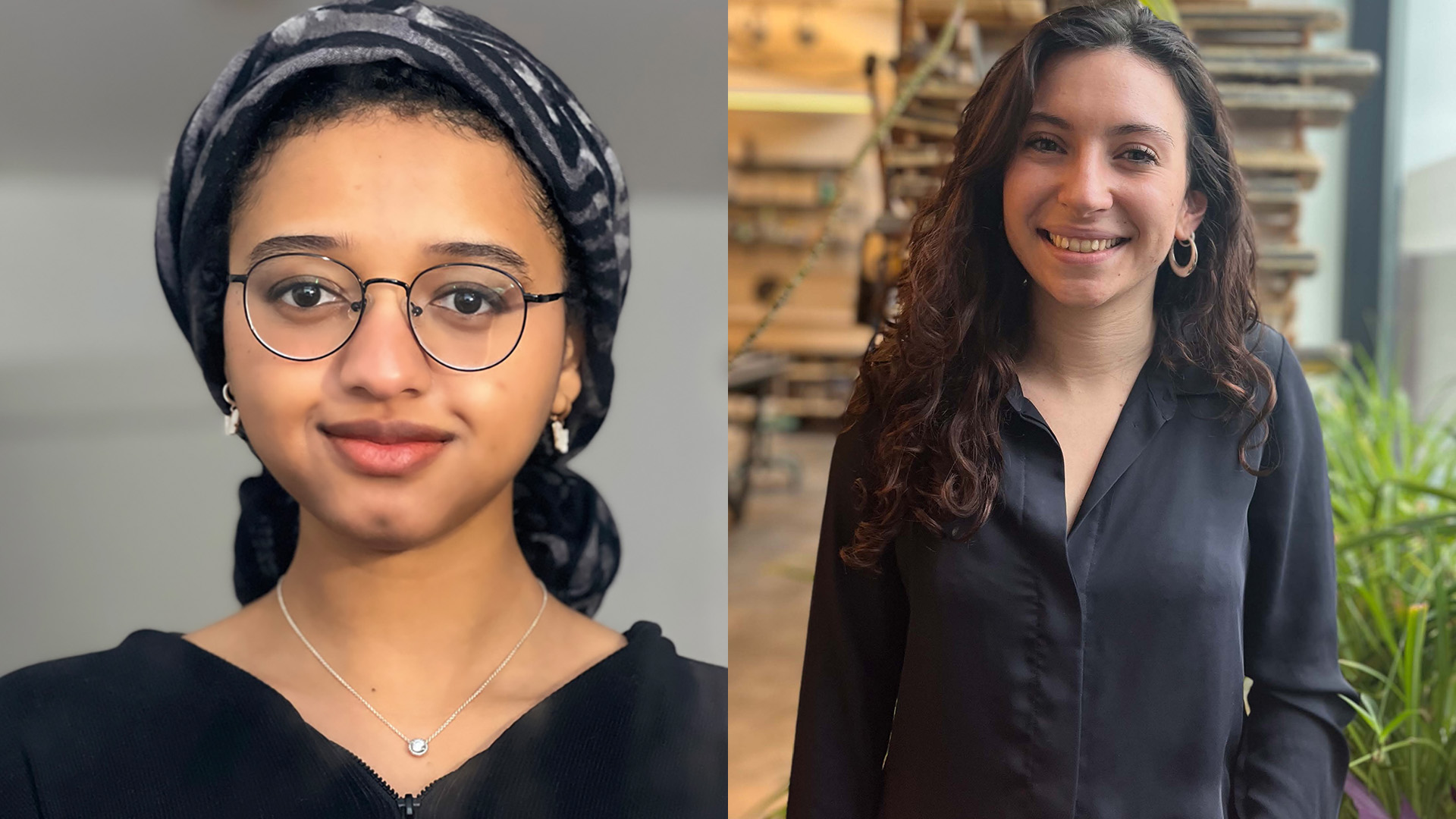 Yosan Worota '23 and Alice Bruno '23