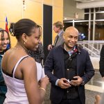 Tonderai Chikuhwa talks to four students