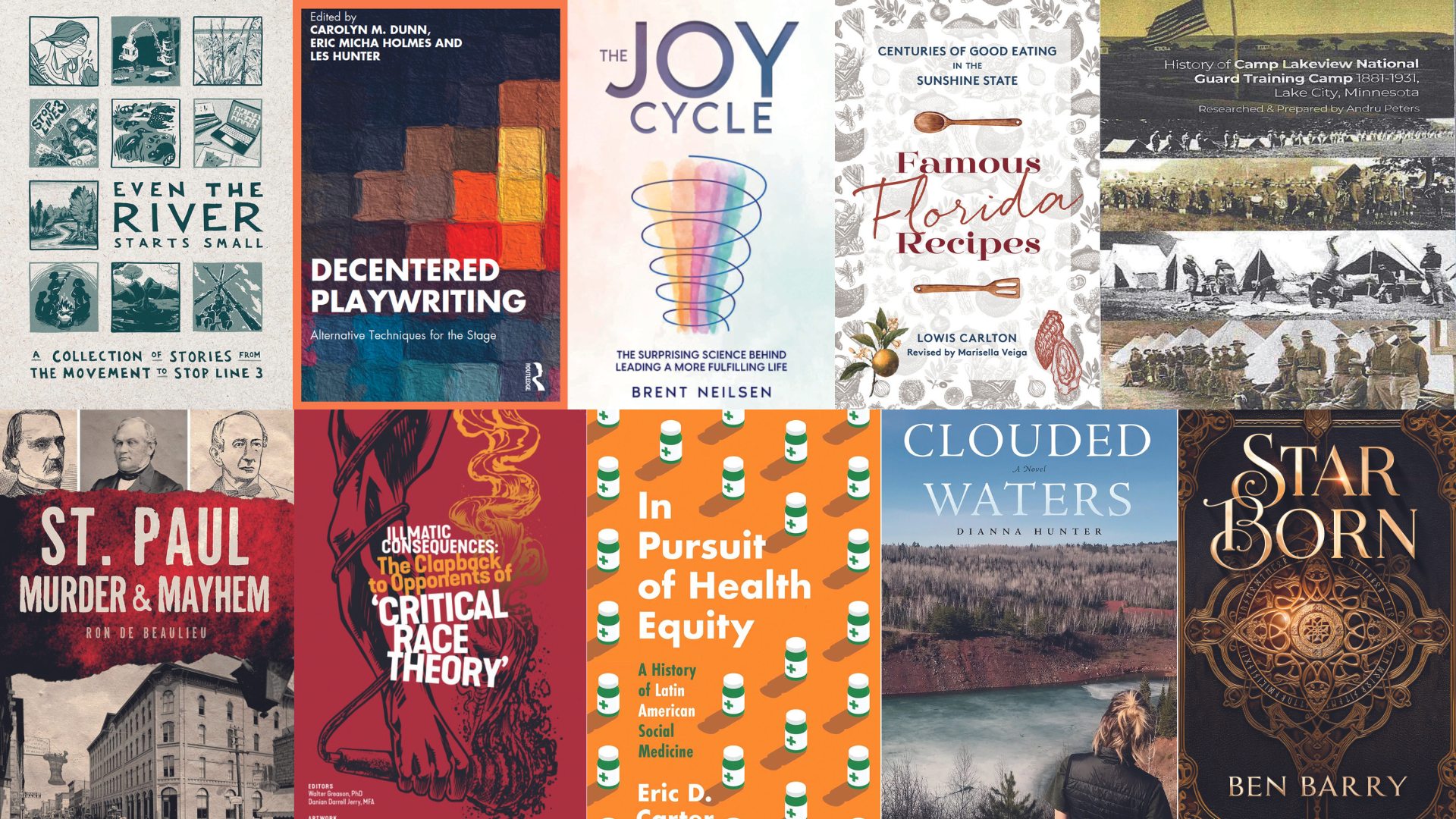 Collage of book covers from the Books: Spring 2024 story