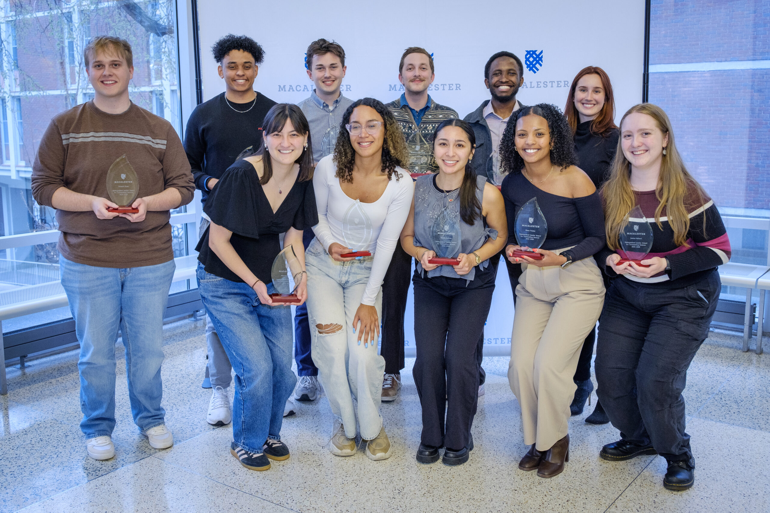 Group photo of the 2025 Student Leadership Award recipients