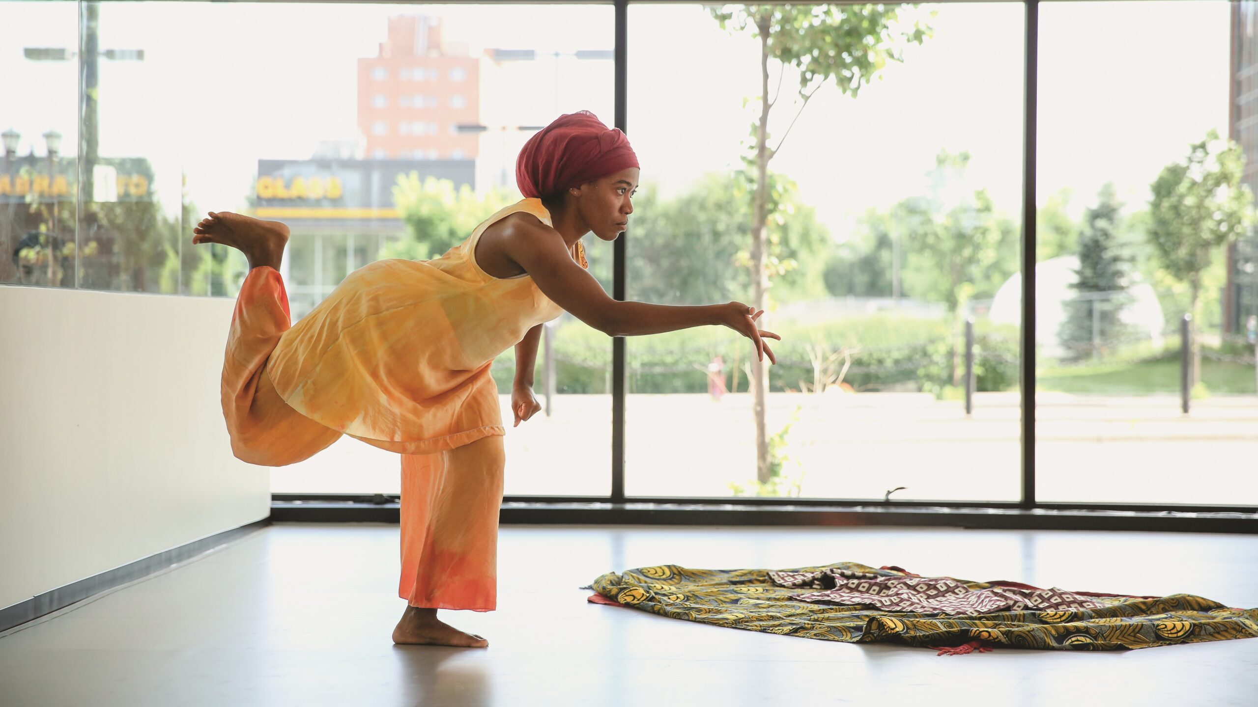 Alessandra Williams ’07 dances in her studio.