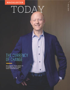 Cover of Macalester Today Fall 2025 issue.