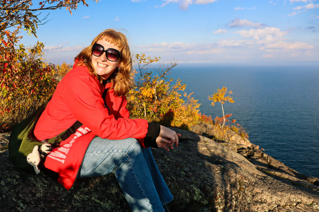Emily Hueser '26 poses for a portrait.