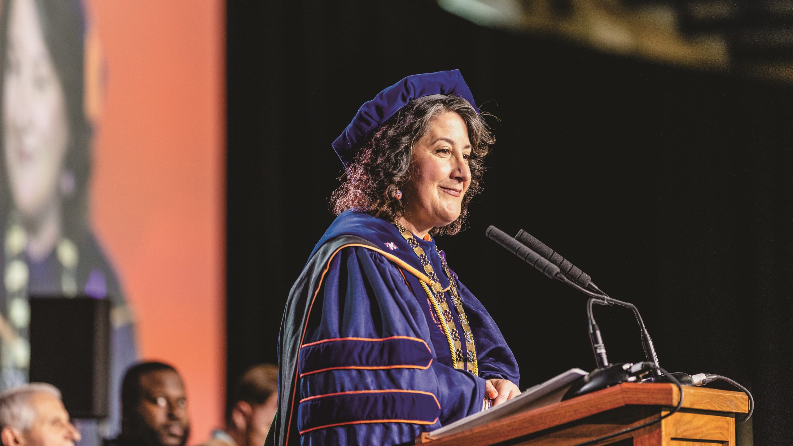 Dr. Suzanne M. Rivera speaks at Commencement 2026.