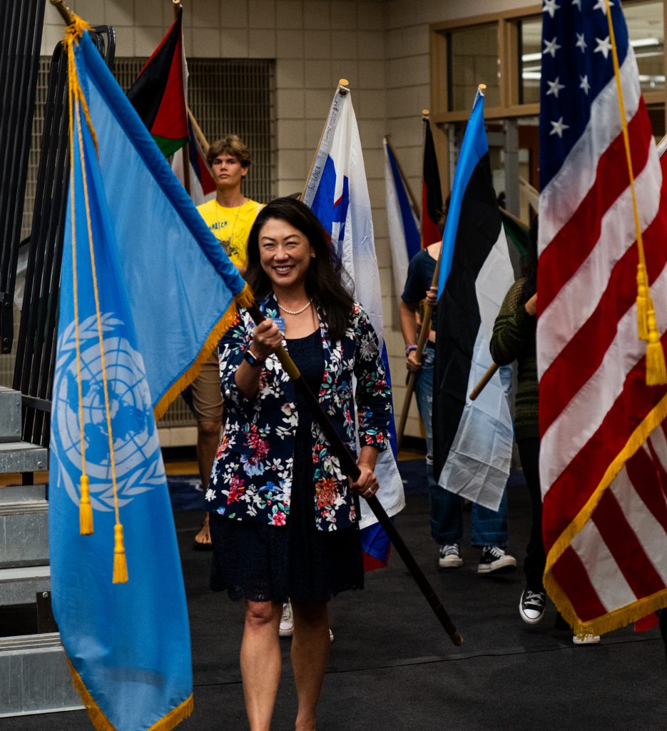 Opening Convocation, was the traditional procession of flags, welcoming our global community into this moment of celebration at the start of a new academic year.