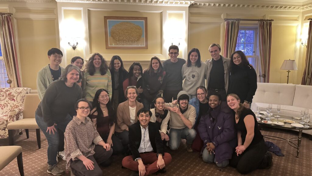 Class of 2025 Psych majors and faculty posing for a photo