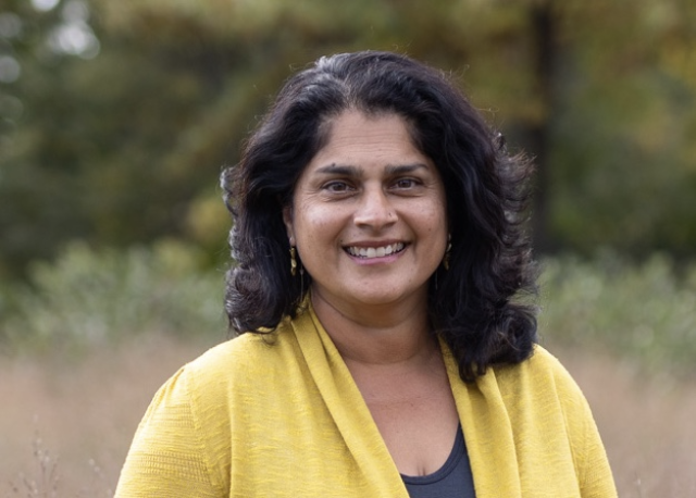 Outdoor headshot of Roopali Phadke