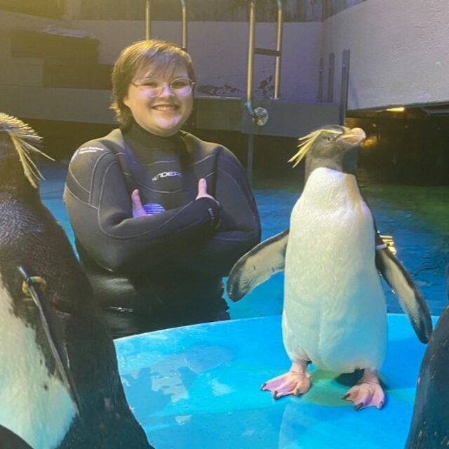 Photo of Emelia Brinkley - Penguin Colony Internship at Boston's New England Aquarium