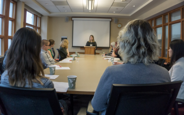 ML Kenney Presenting a Paper