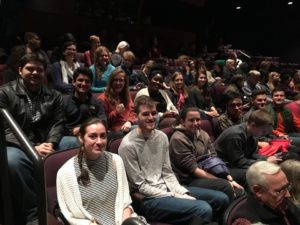 English students take in Hamlet.