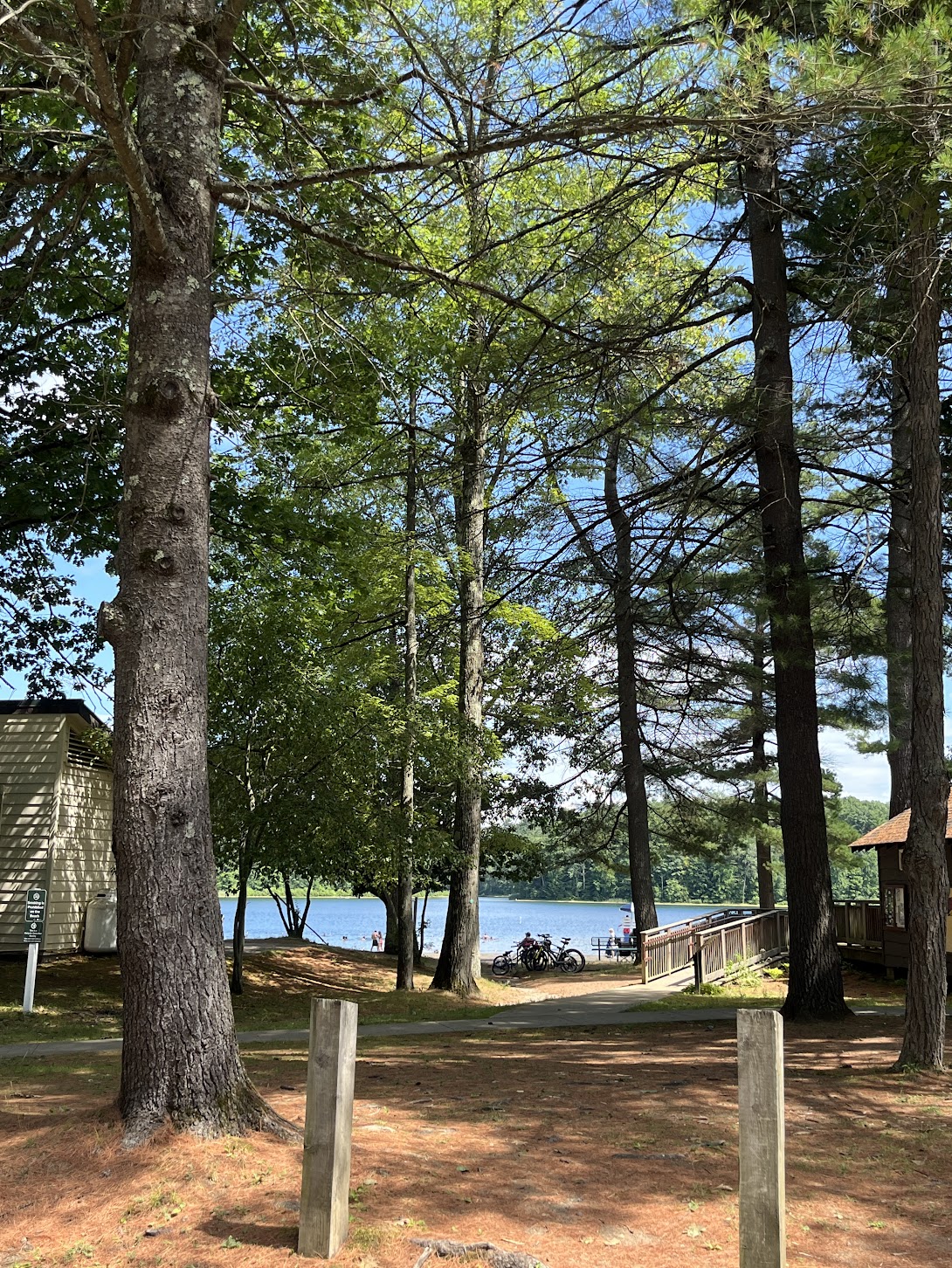 Outdoors at the NYS writer's workshop